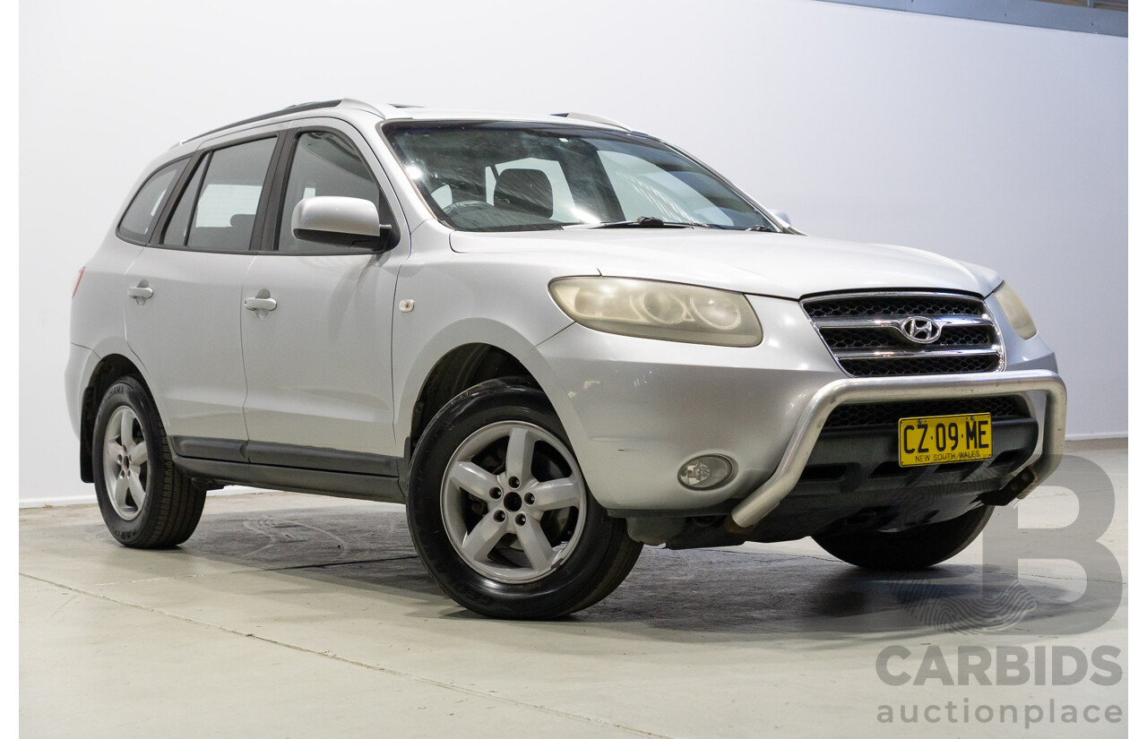 05/2007 Hyundai Santa Fe SLX (4x4) CM MY07 4d Wagon Silver 2.7L