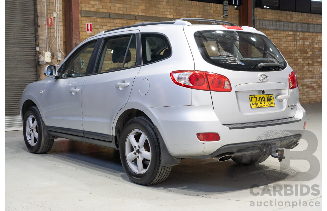 05/2007 Hyundai Santa Fe SLX (4x4) CM MY07 4d Wagon Silver 2.7L