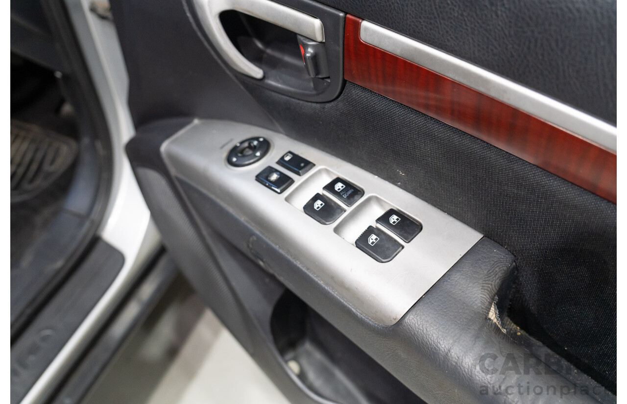 05/2007 Hyundai Santa Fe SLX (4x4) CM MY07 4d Wagon Silver 2.7L