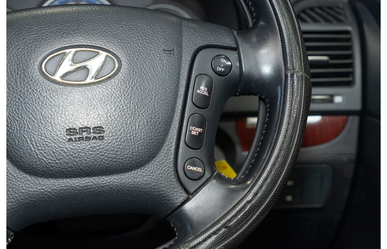 05/2007 Hyundai Santa Fe SLX (4x4) CM MY07 4d Wagon Silver 2.7L
