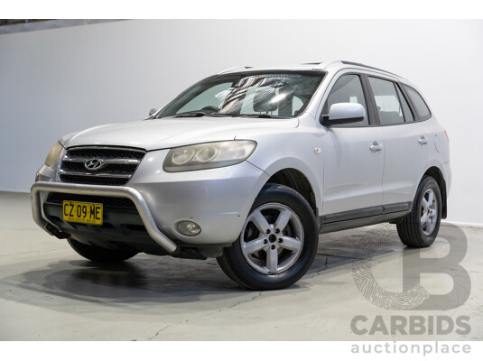 05/2007 Hyundai Santa Fe SLX (4x4) CM MY07 4d Wagon Silver 2.7L
