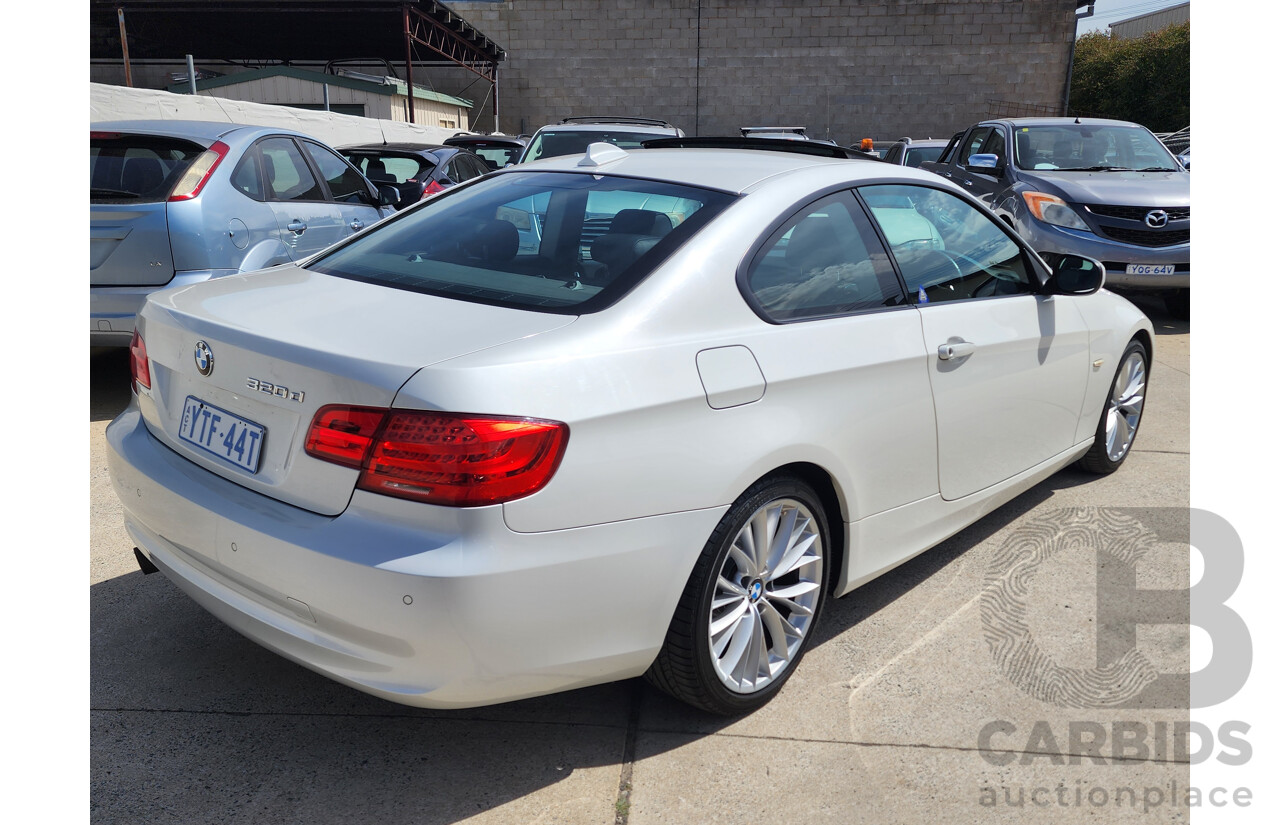 06/2012 Bmw 3 20d E92 MY11 2d Coupe White 2.0L
