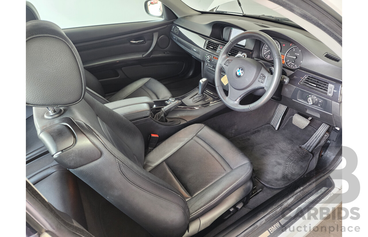 06/2012 Bmw 3 20d E92 MY11 2d Coupe White 2.0L