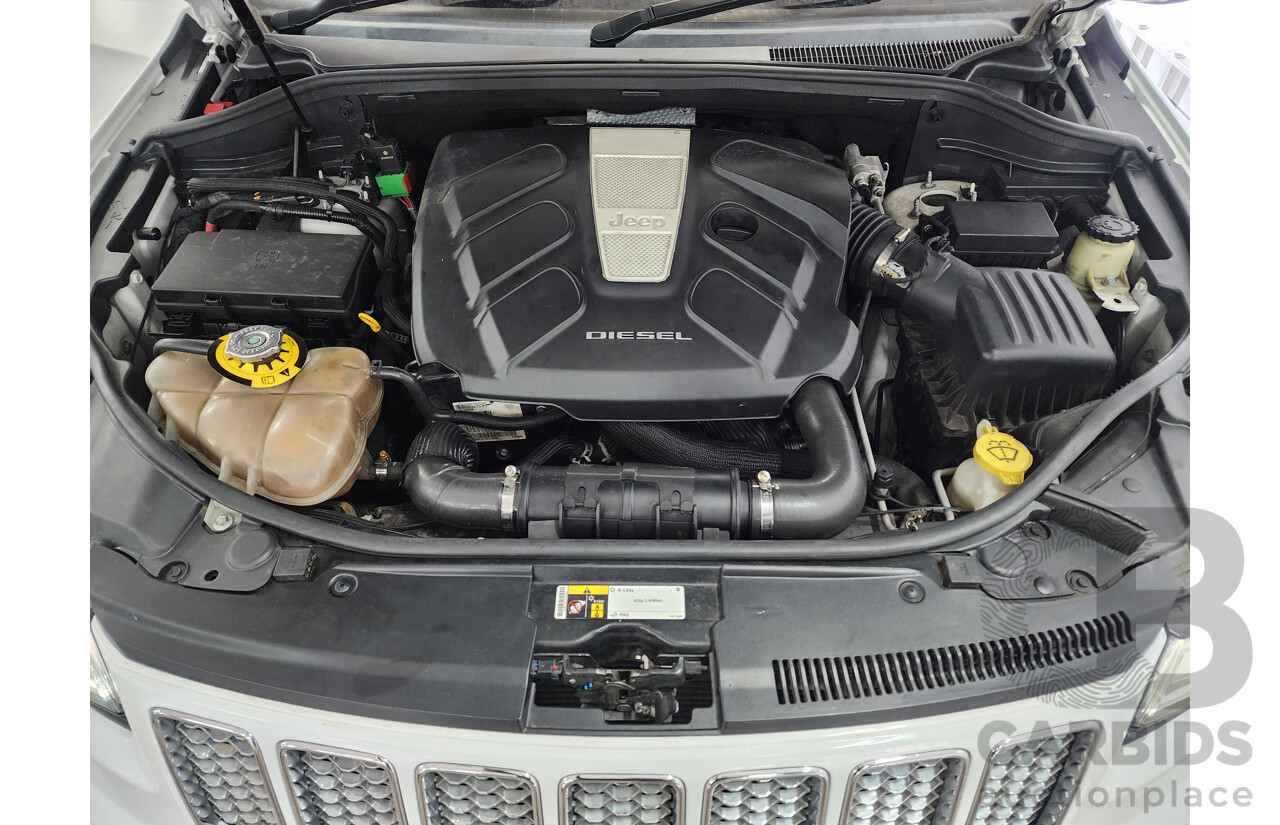 3/2015 Jeep Grand Cherokee Limited (4x4) WK MY15 4d Wagon White Turbo Diesel V6 3.0L