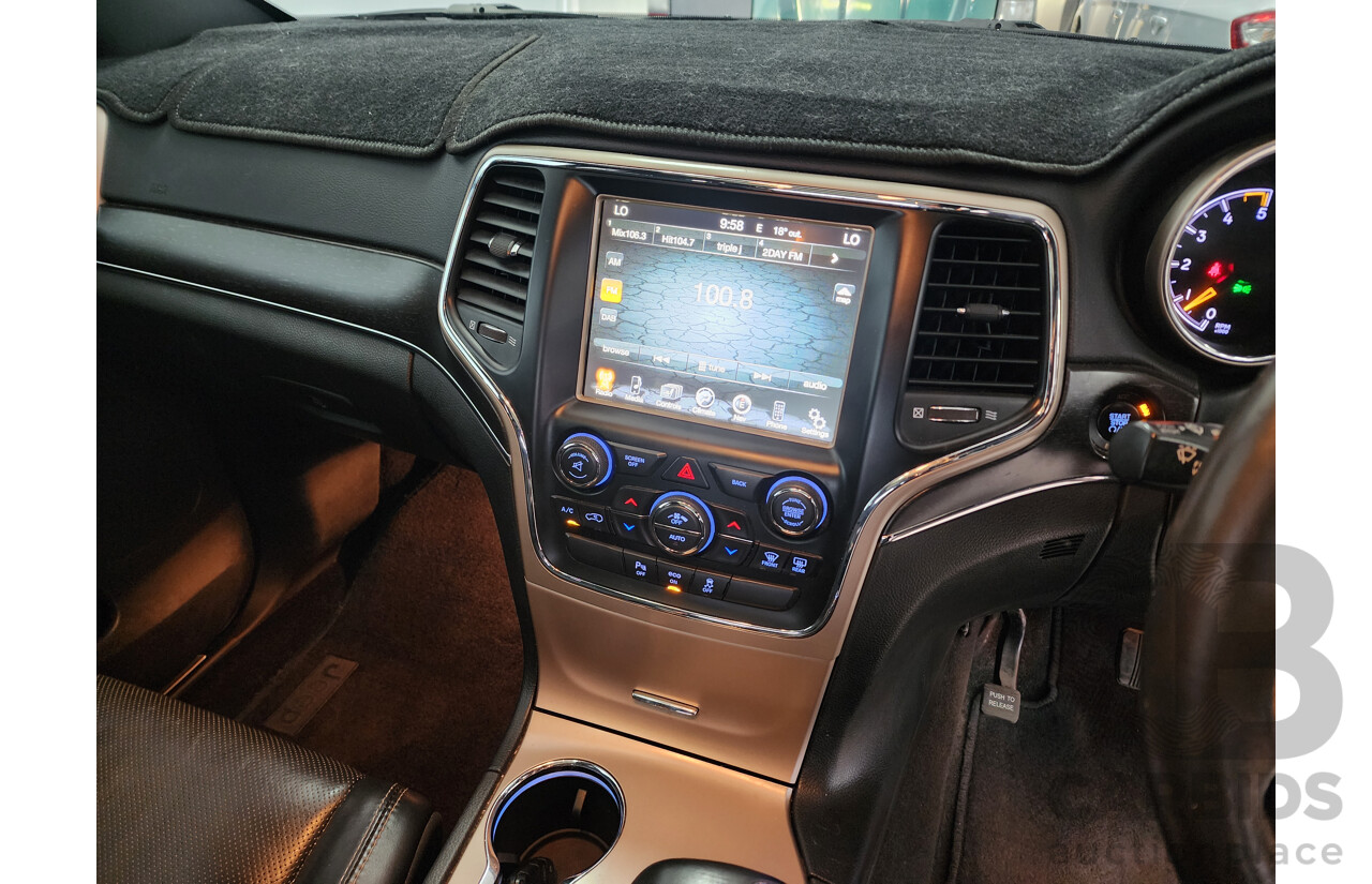 3/2015 Jeep Grand Cherokee Limited (4x4) WK MY15 4d Wagon White Turbo Diesel V6 3.0L
