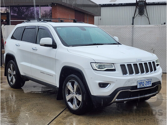3/2015 Jeep Grand Cherokee Limited (4x4) WK MY15 4d Wagon White Turbo Diesel V6 3.0L