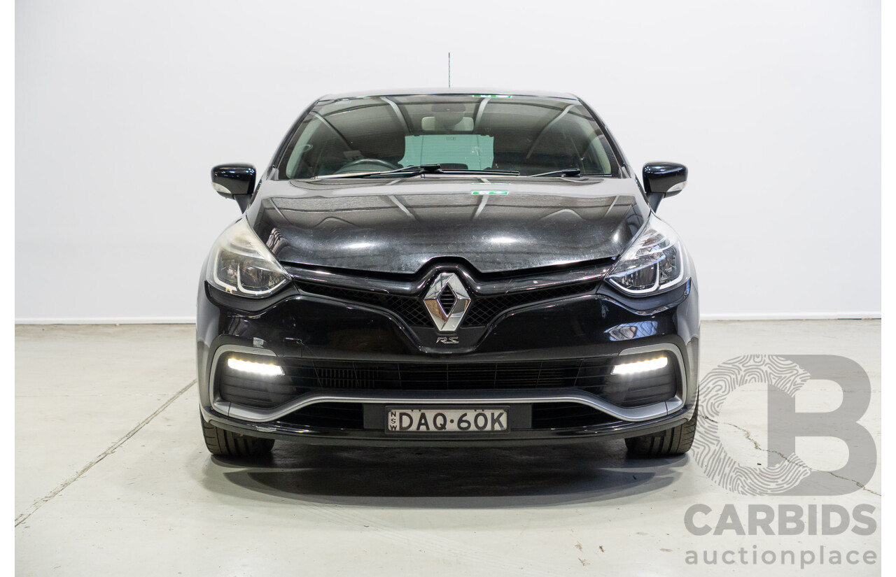 08/2015 Renault Clio R.S. 200 CUP X98 5d Hatchback Black 1.6L
