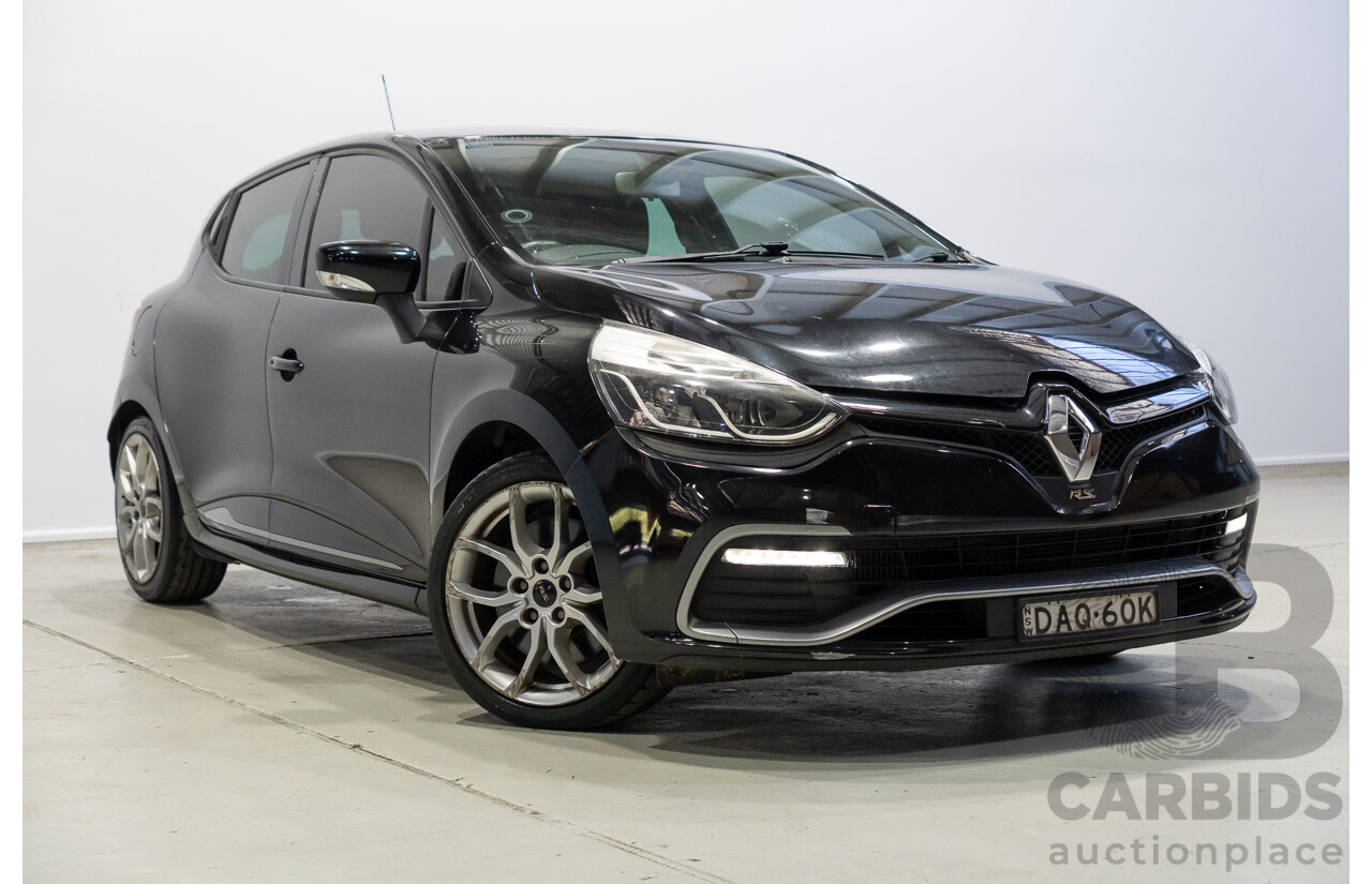 08/2015 Renault Clio R.S. 200 CUP X98 5d Hatchback Black 1.6L