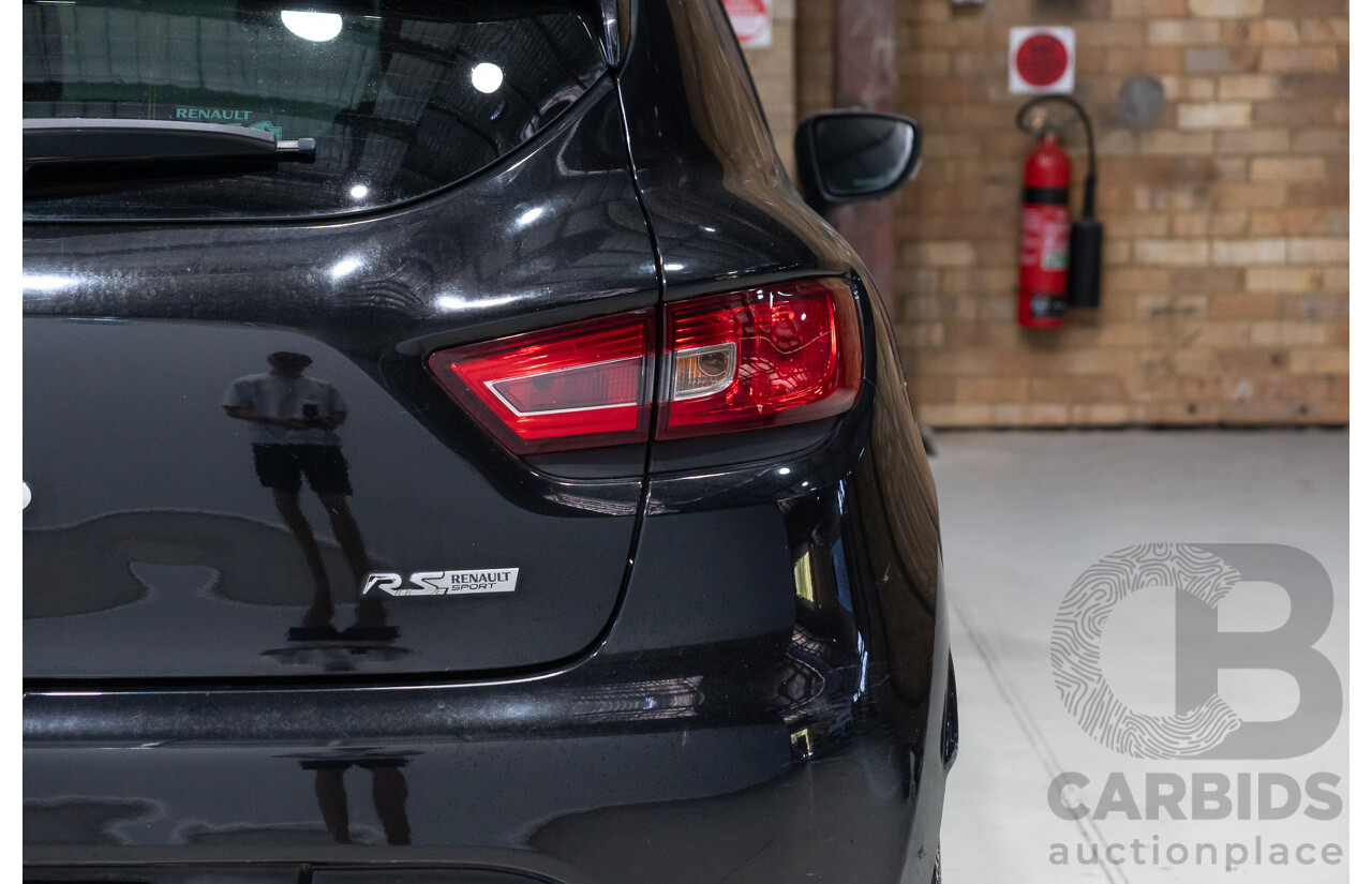 08/2015 Renault Clio R.S. 200 CUP X98 5d Hatchback Black 1.6L