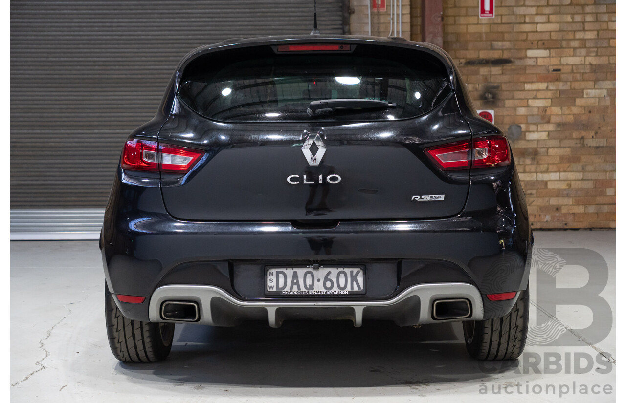 08/2015 Renault Clio R.S. 200 CUP X98 5d Hatchback Black 1.6L