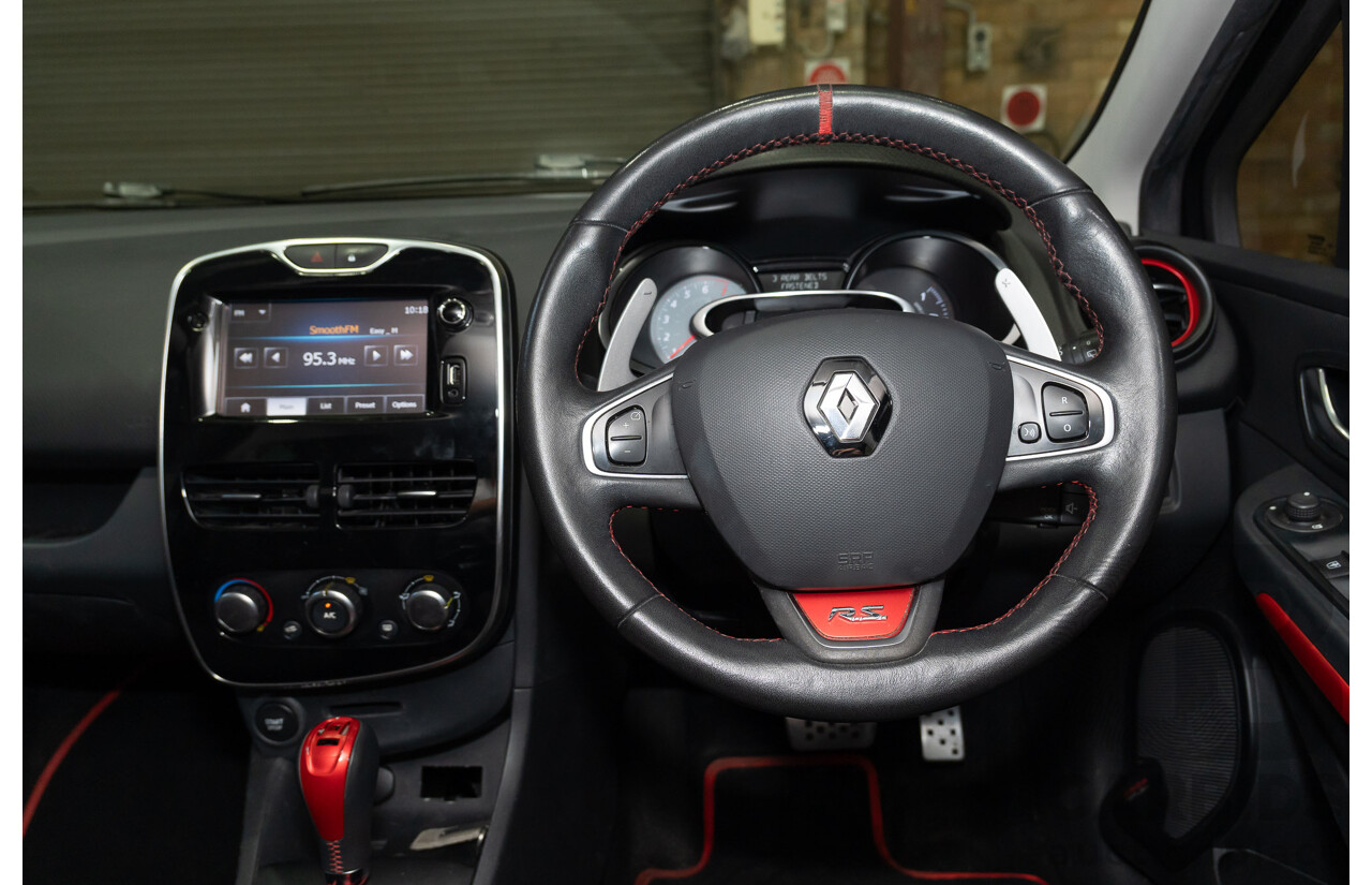 08/2015 Renault Clio R.S. 200 CUP X98 5d Hatchback Black 1.6L