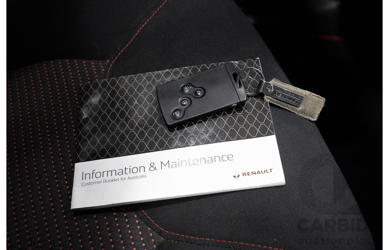 08/2015 Renault Clio R.S. 200 CUP X98 5d Hatchback Black 1.6L