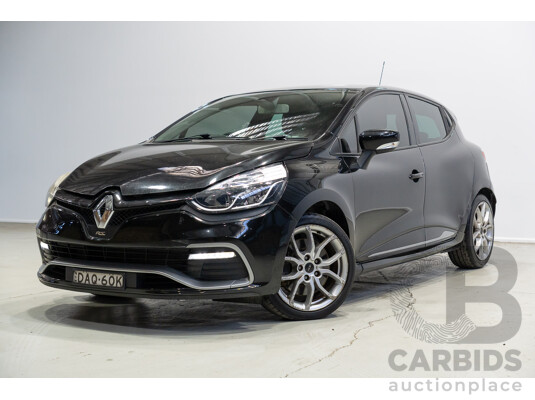 08/2015 Renault Clio R.S. 200 CUP X98 5d Hatchback Black 1.6L