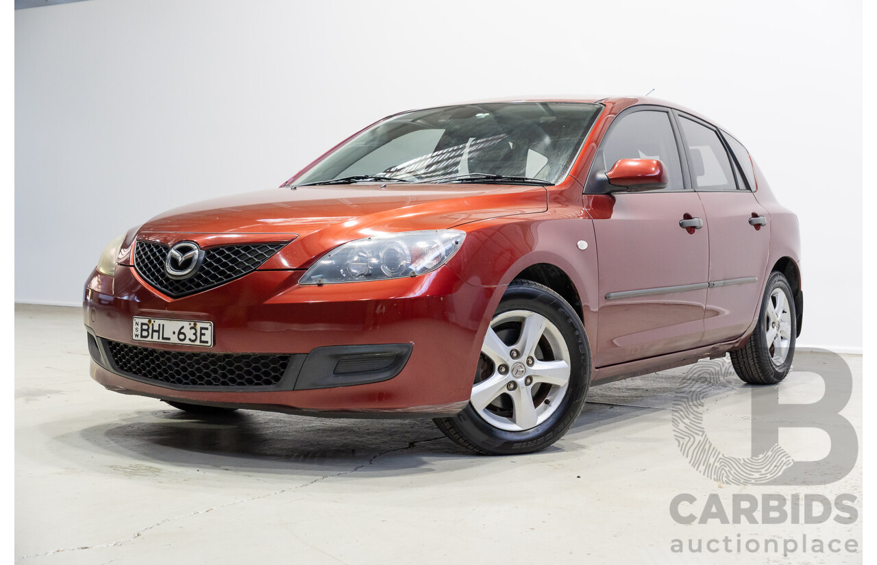 10/2008 Mazda 3 Neo Sport BK MY08 5d Hatchback Red 2.0L
