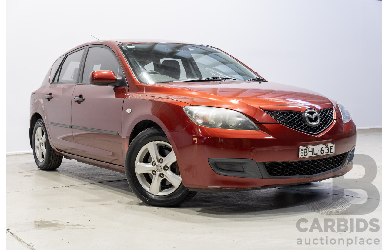 10/2008 Mazda 3 Neo Sport BK MY08 5d Hatchback Red 2.0L