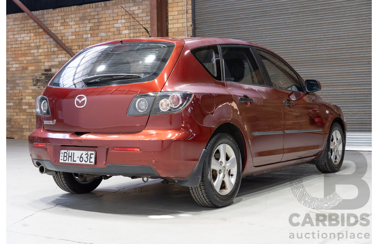 10/2008 Mazda 3 Neo Sport BK MY08 5d Hatchback Red 2.0L