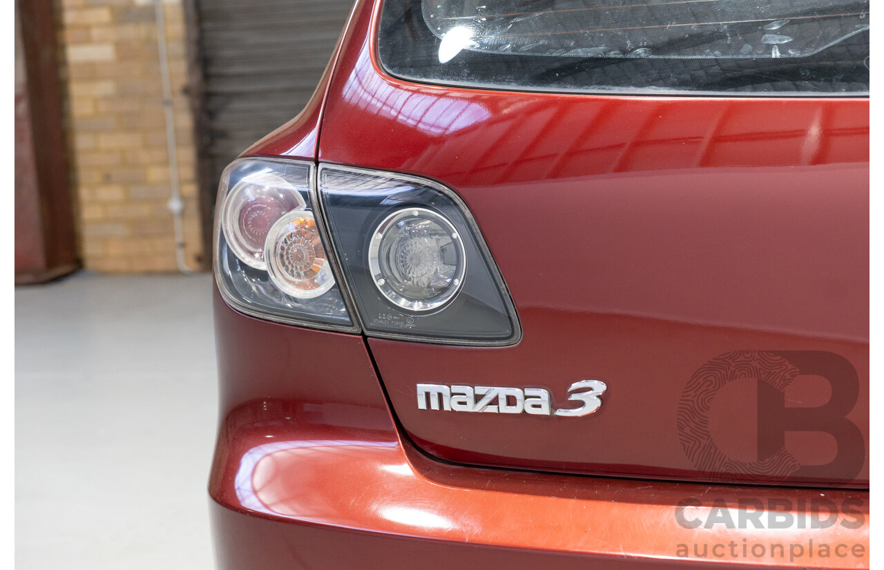 10/2008 Mazda 3 Neo Sport BK MY08 5d Hatchback Red 2.0L