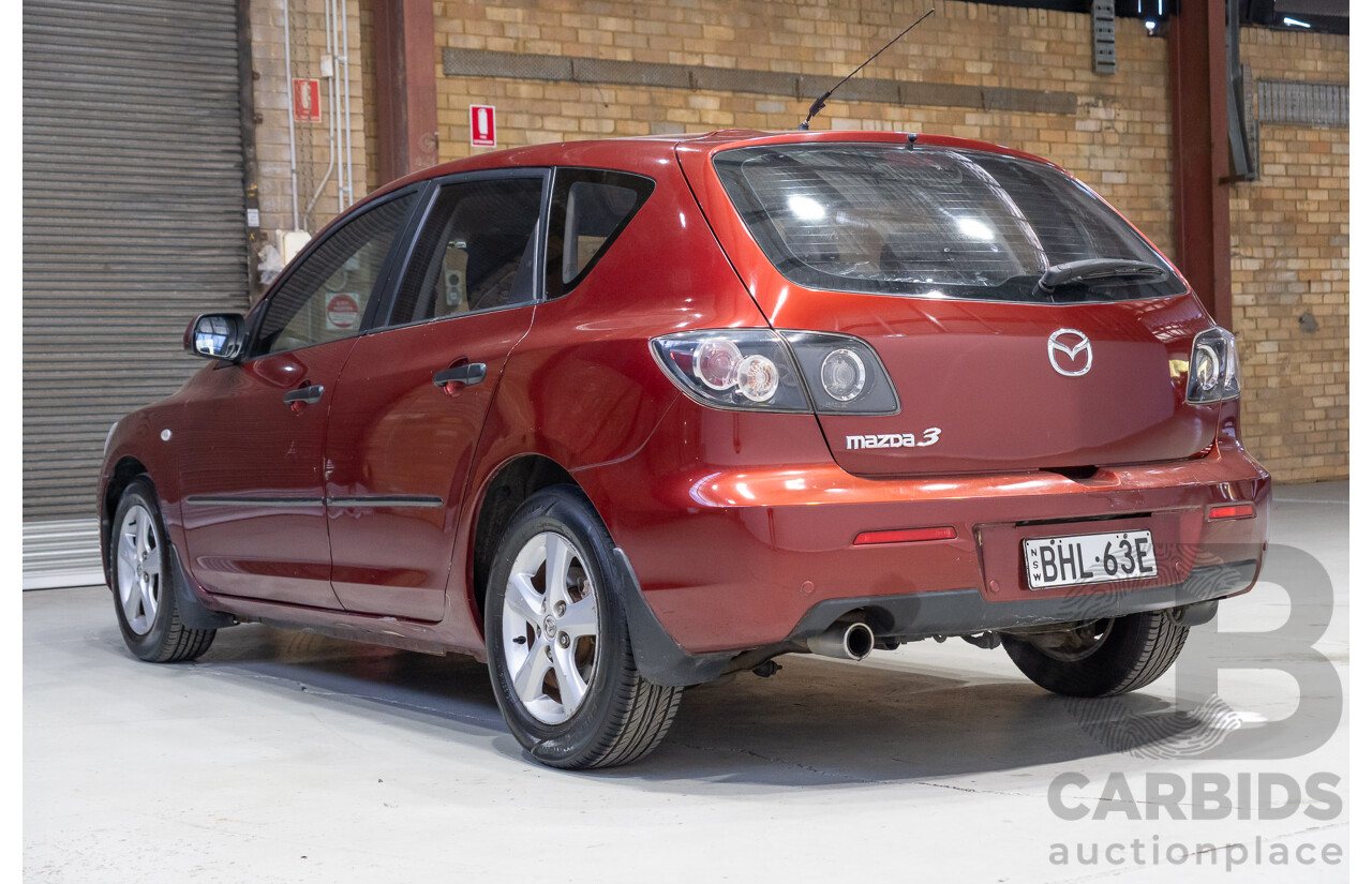 10/2008 Mazda 3 Neo Sport BK MY08 5d Hatchback Red 2.0L