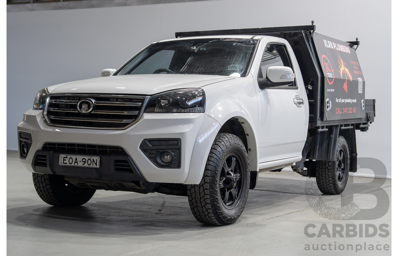05/2021 Great Wall Steed (4x4) K2 Single Cab Chassis White 2.0L
