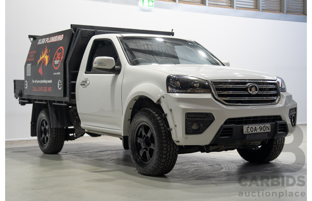 05/2021 Great Wall Steed (4x4) K2 Single Cab Chassis White 2.0L