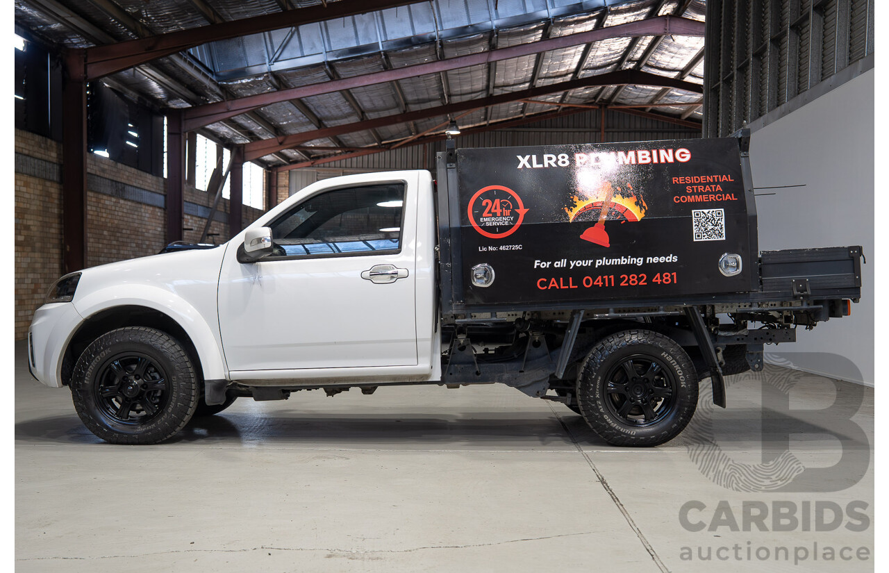05/2021 Great Wall Steed (4x4) K2 Single Cab Chassis White 2.0L