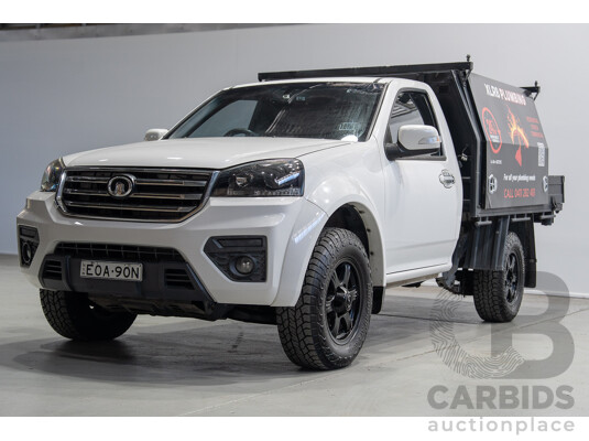 05/2021 Great Wall Steed (4x4) K2 Single Cab Chassis White 2.0L