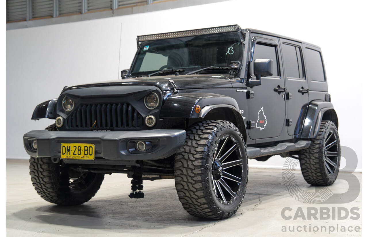 05/2015 Jeep Wrangler Unlimited Freedom IV (4x4) JK MY15 4d Hardtop Black V6 3.6L