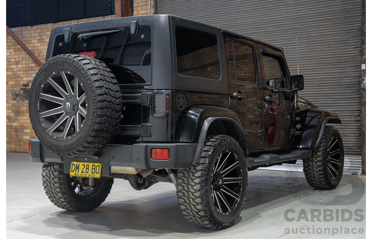 05/2015 Jeep Wrangler Unlimited Freedom IV (4x4) JK MY15 4d Hardtop Black V6 3.6L