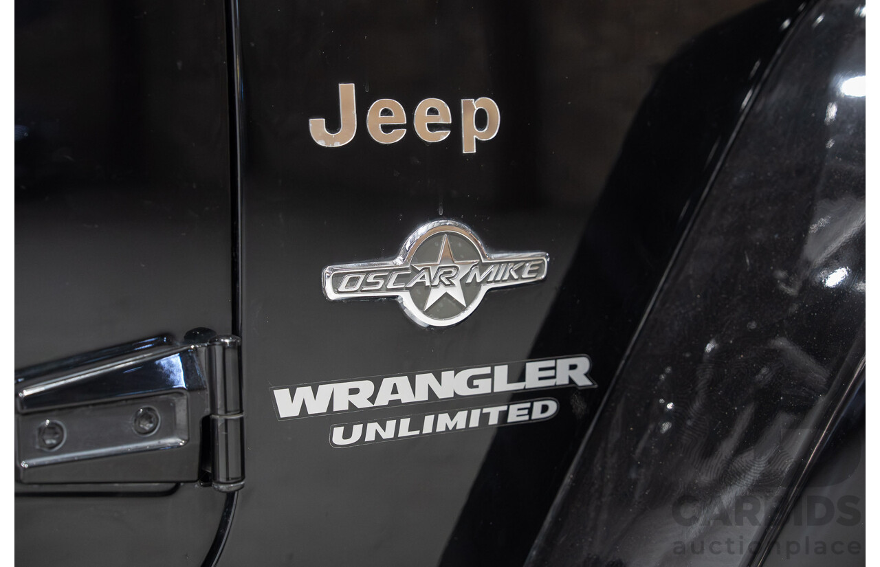 05/2015 Jeep Wrangler Unlimited Freedom IV (4x4) JK MY15 4d Hardtop Black V6 3.6L