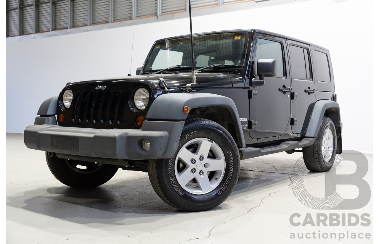 05/2008 Jeep Wrangler Unlimited Sport (4x4) JK 4d Hardtop Black V6 3.8L