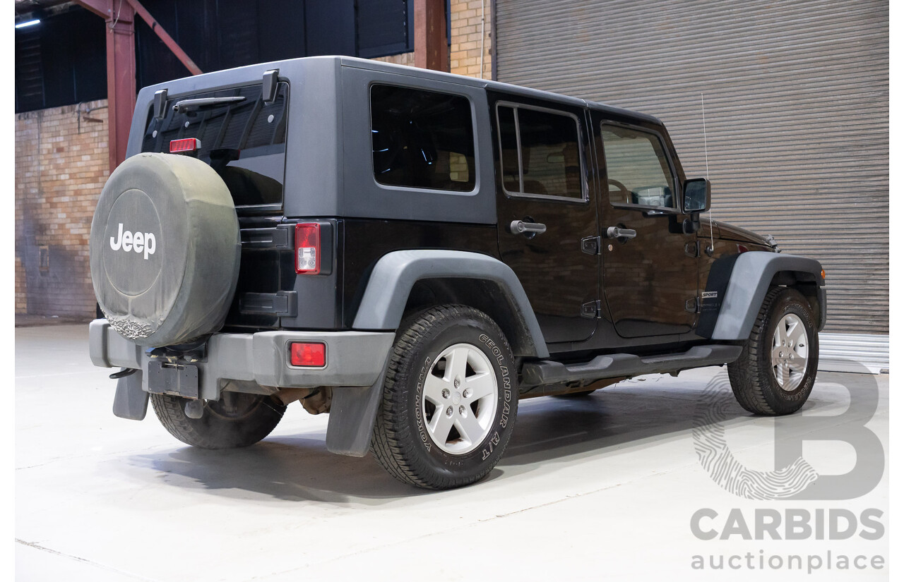 05/2008 Jeep Wrangler Unlimited Sport (4x4) JK 4d Hardtop Black V6 3.8L