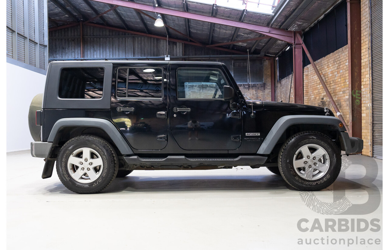 05/2008 Jeep Wrangler Unlimited Sport (4x4) JK 4d Hardtop Black V6 3.8L