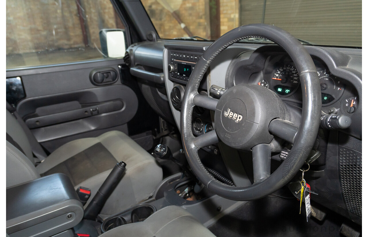05/2008 Jeep Wrangler Unlimited Sport (4x4) JK 4d Hardtop Black V6 3.8L