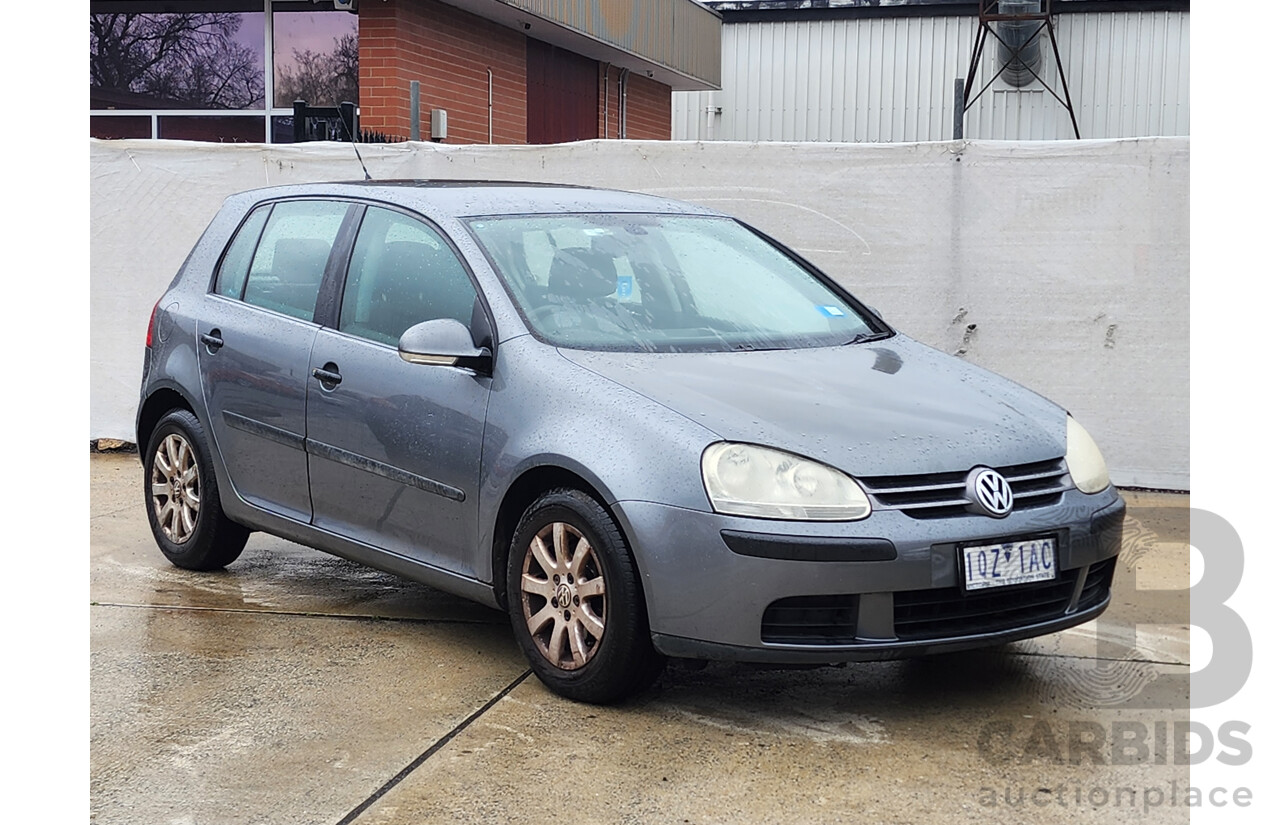 01/2006 Volkswagen Golf 2.0 TDI Comfortline 1K 5d Hatchback Grey 2.0L