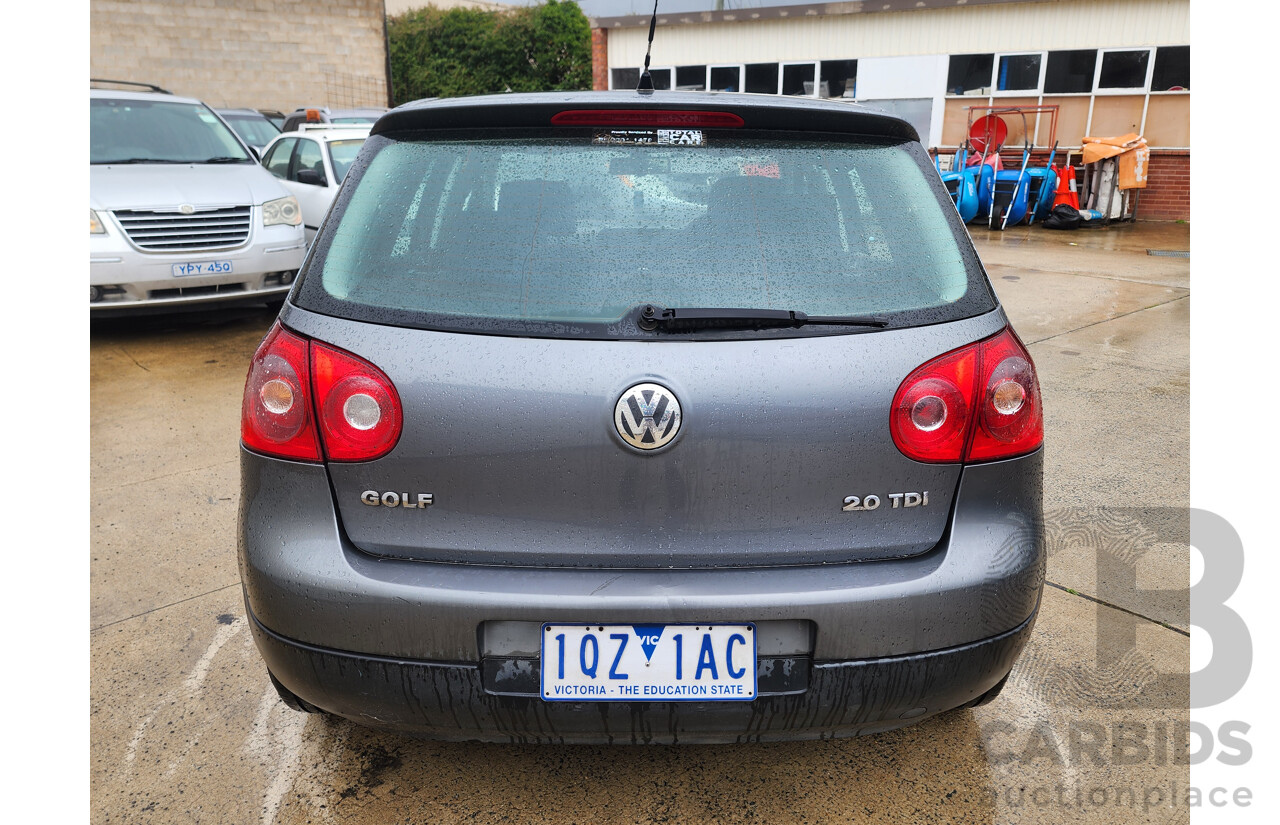 01/2006 Volkswagen Golf 2.0 TDI Comfortline 1K 5d Hatchback Grey 2.0L