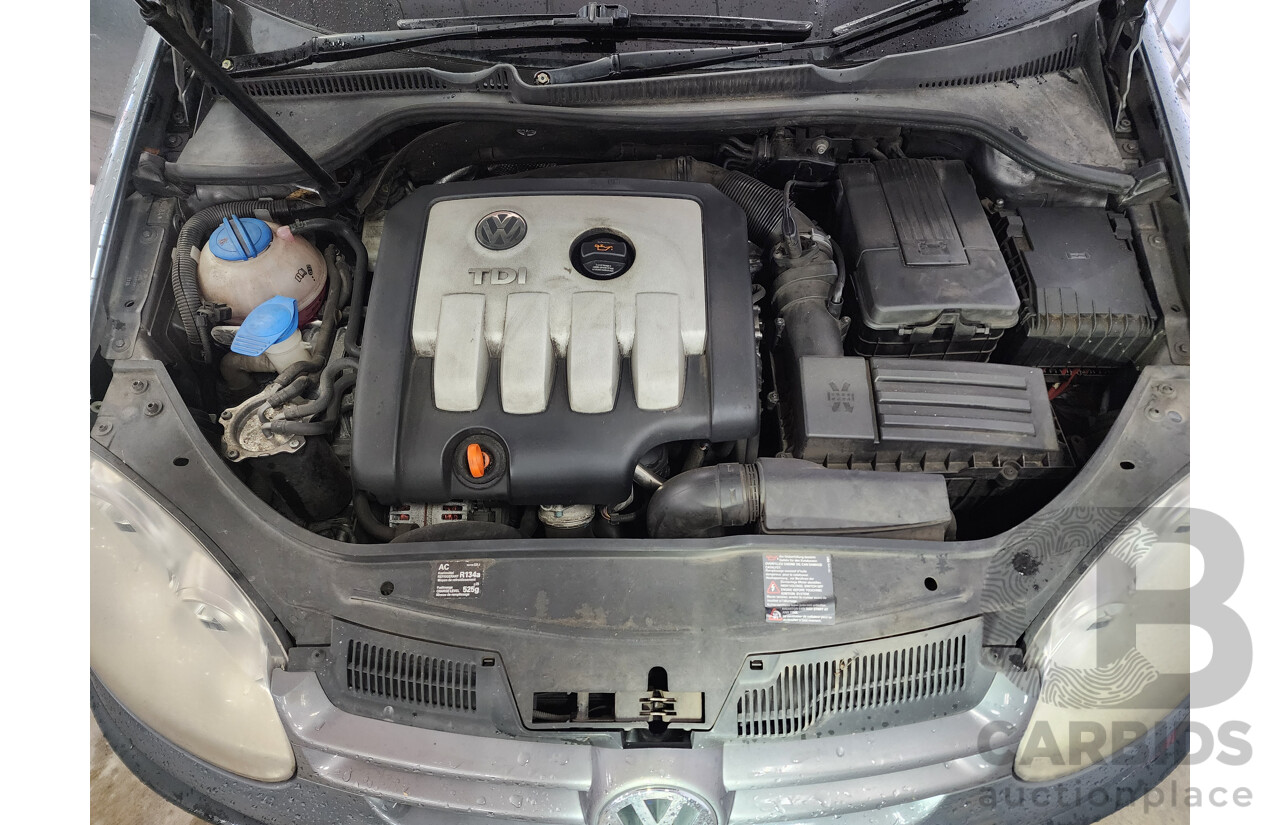 01/2006 Volkswagen Golf 2.0 TDI Comfortline 1K 5d Hatchback Grey 2.0L