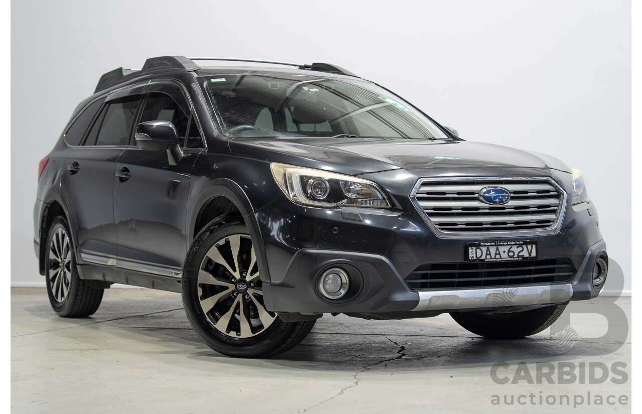 08/2015 Subaru Outback 3.6R (AWD) MY15 4d Wagon Grey 3.6L