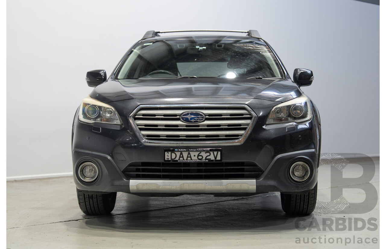 08/2015 Subaru Outback 3.6R (AWD) MY15 4d Wagon Grey 3.6L