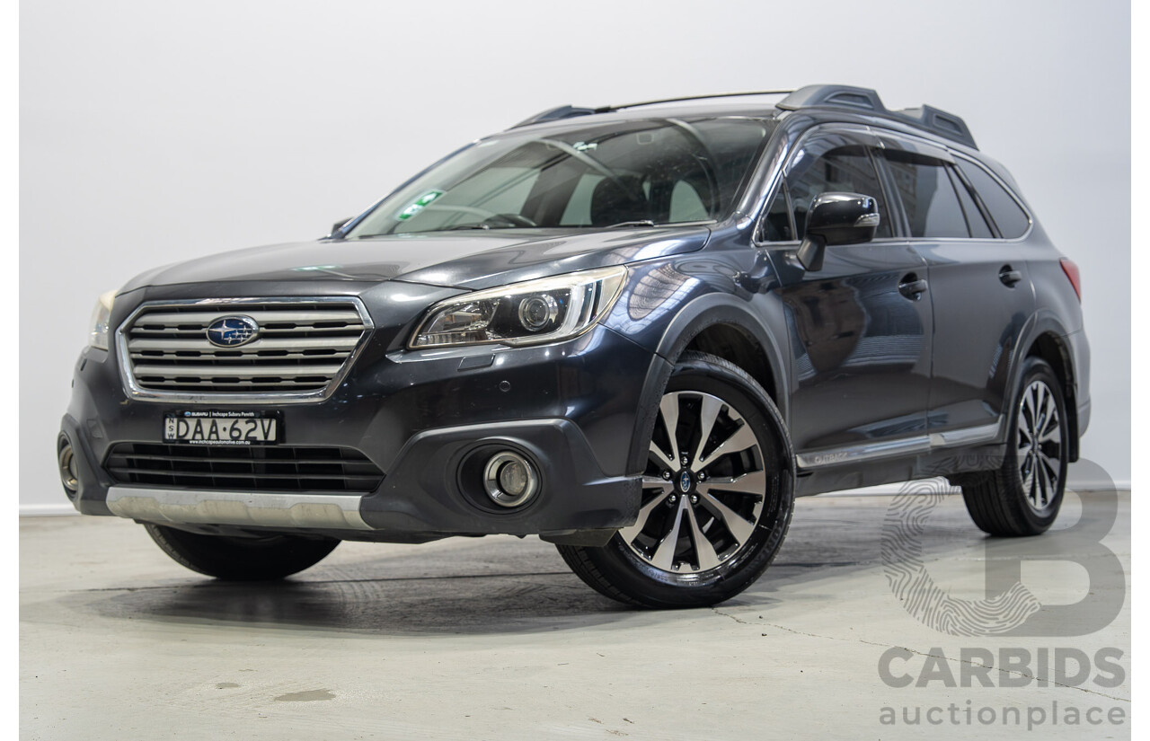 08/2015 Subaru Outback 3.6R (AWD) MY15 4d Wagon Grey 3.6L