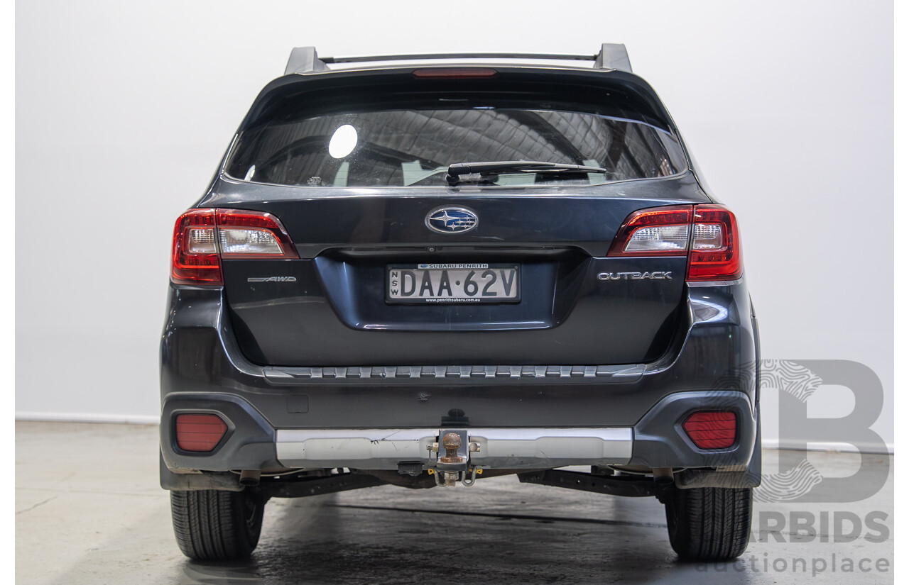 08/2015 Subaru Outback 3.6R (AWD) MY15 4d Wagon Grey 3.6L