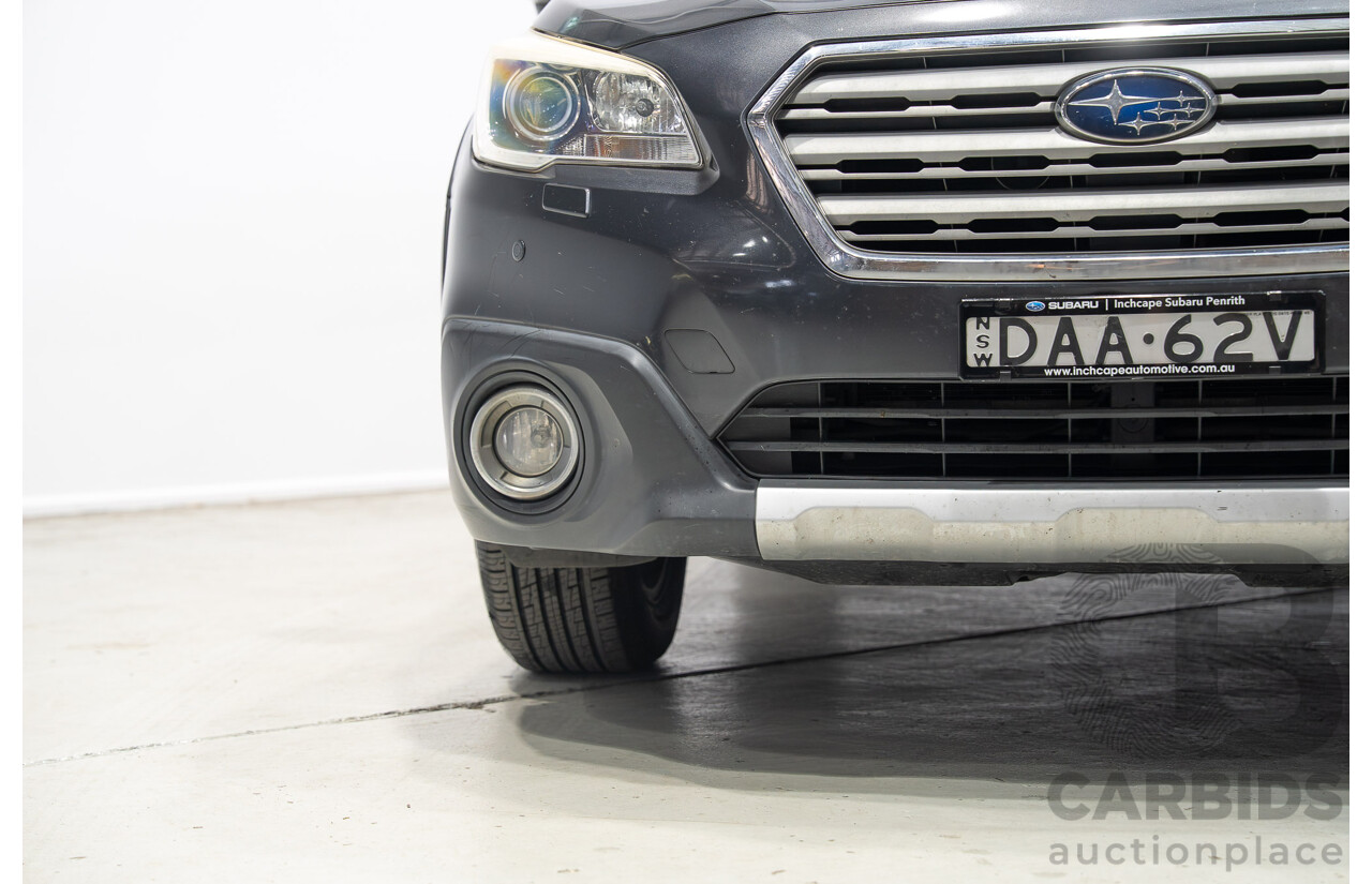 08/2015 Subaru Outback 3.6R (AWD) MY15 4d Wagon Grey 3.6L