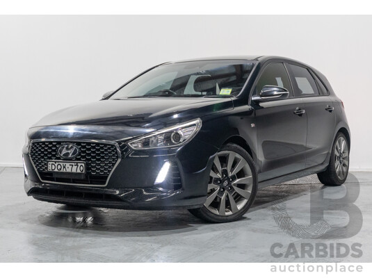 5/2017 Hyundai I30 SR PD 4d Hatchback Black Noir Pearl Turbo 1.6L