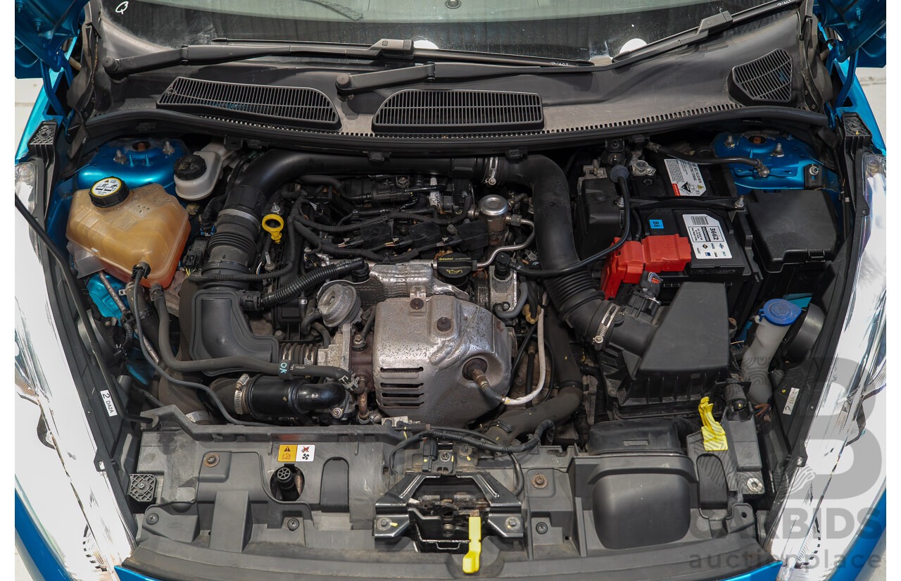 01/2014 Ford Fiesta Sport WZ 5d Hatchback Blue 1.0L