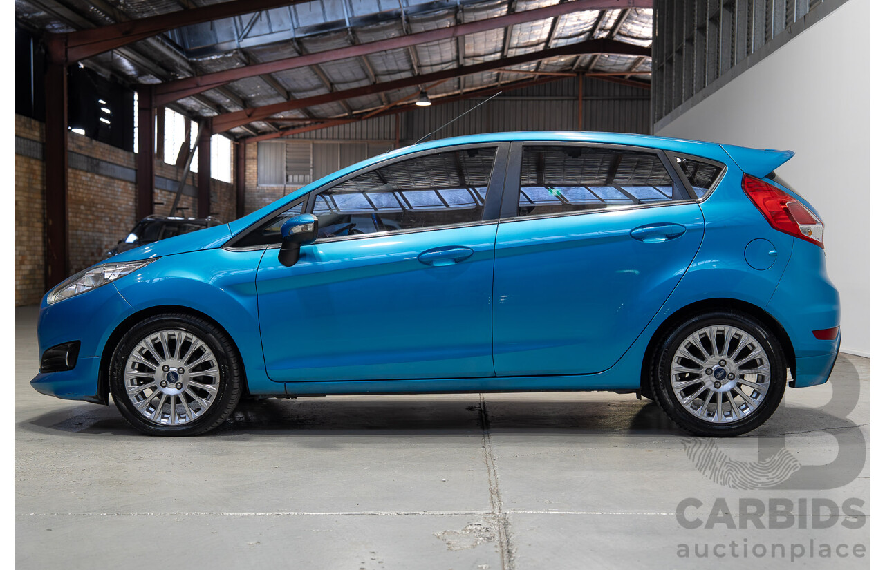 01/2014 Ford Fiesta Sport WZ 5d Hatchback Blue 1.0L