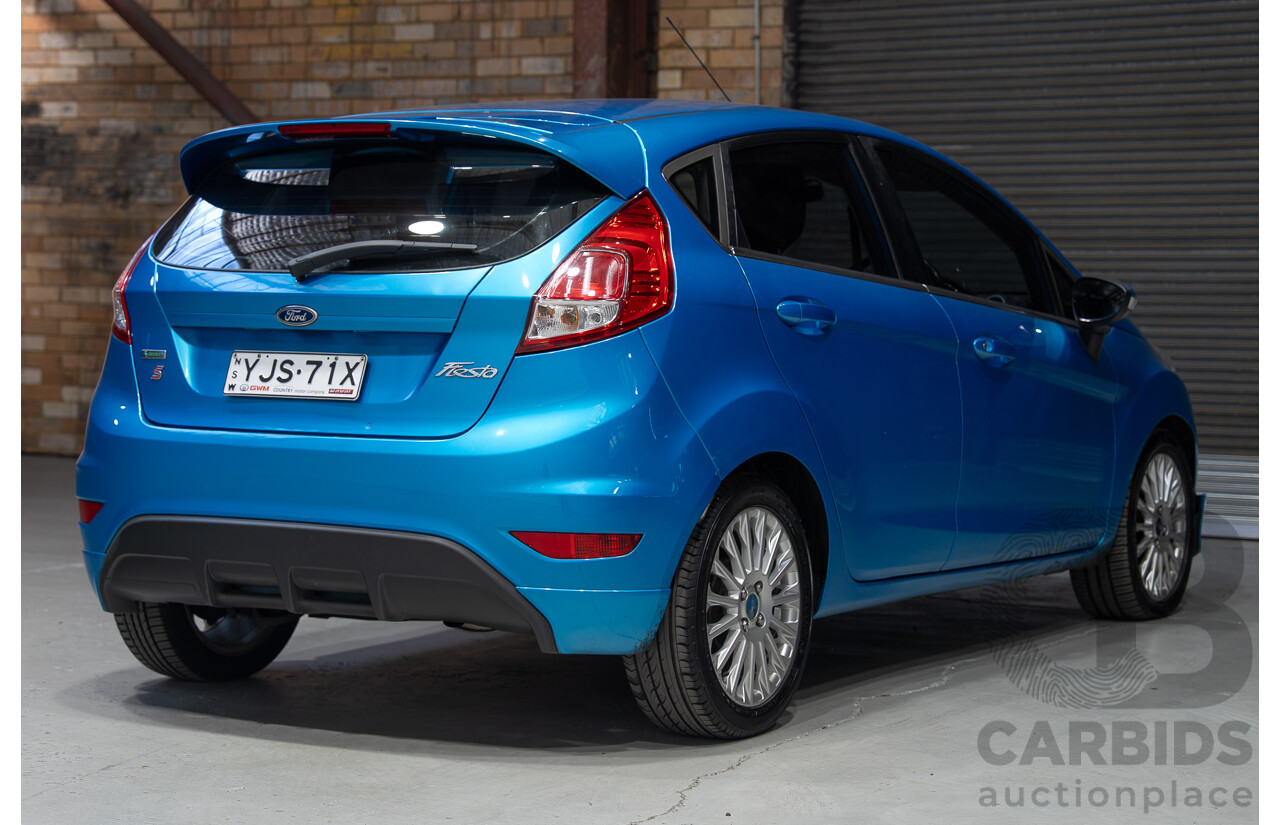 01/2014 Ford Fiesta Sport WZ 5d Hatchback Blue 1.0L