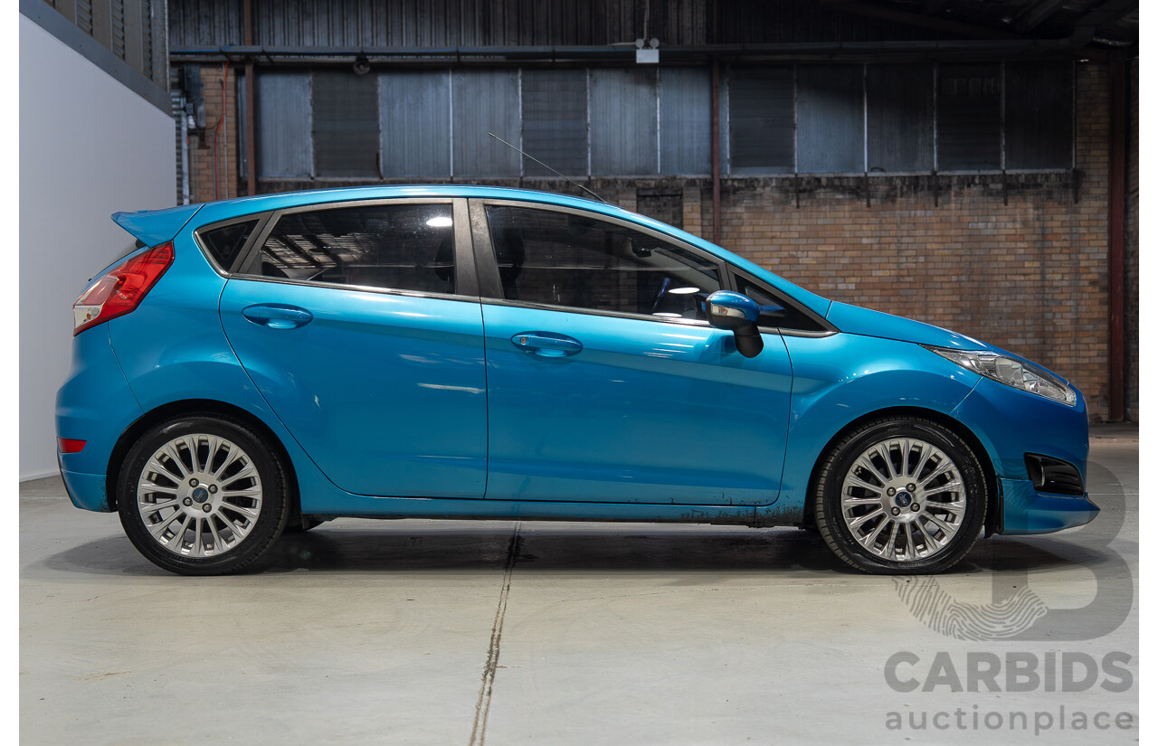01/2014 Ford Fiesta Sport WZ 5d Hatchback Blue 1.0L