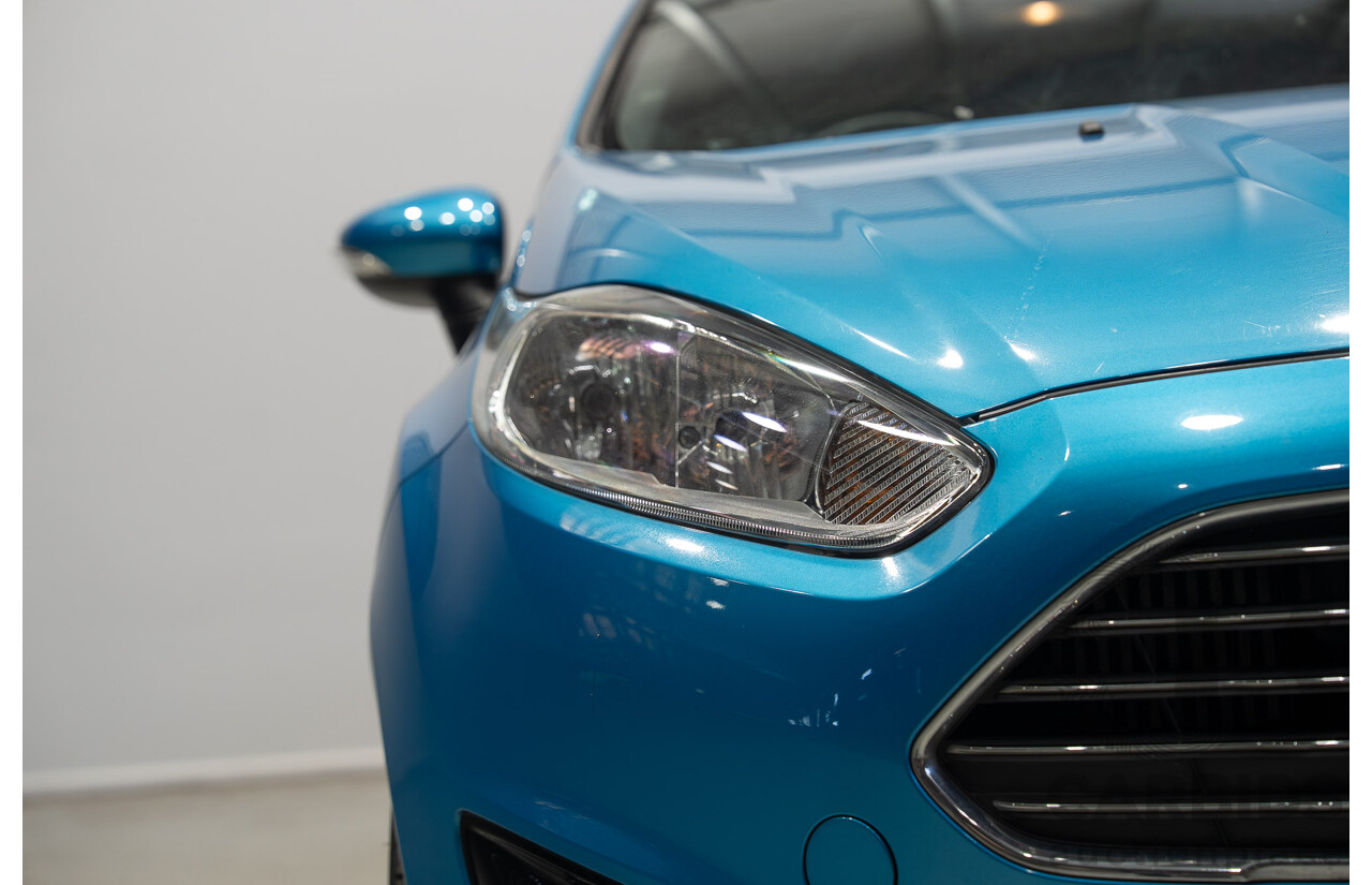01/2014 Ford Fiesta Sport WZ 5d Hatchback Blue 1.0L