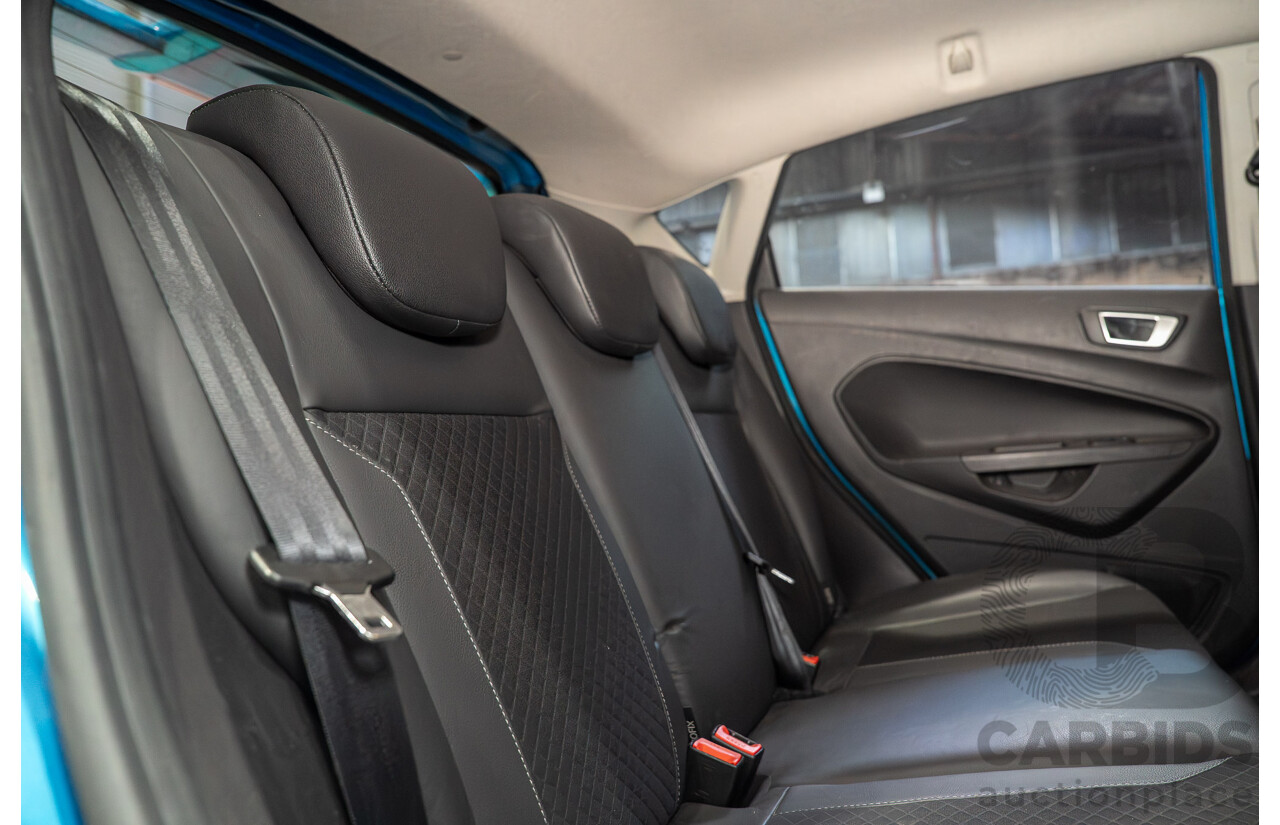 01/2014 Ford Fiesta Sport WZ 5d Hatchback Blue 1.0L