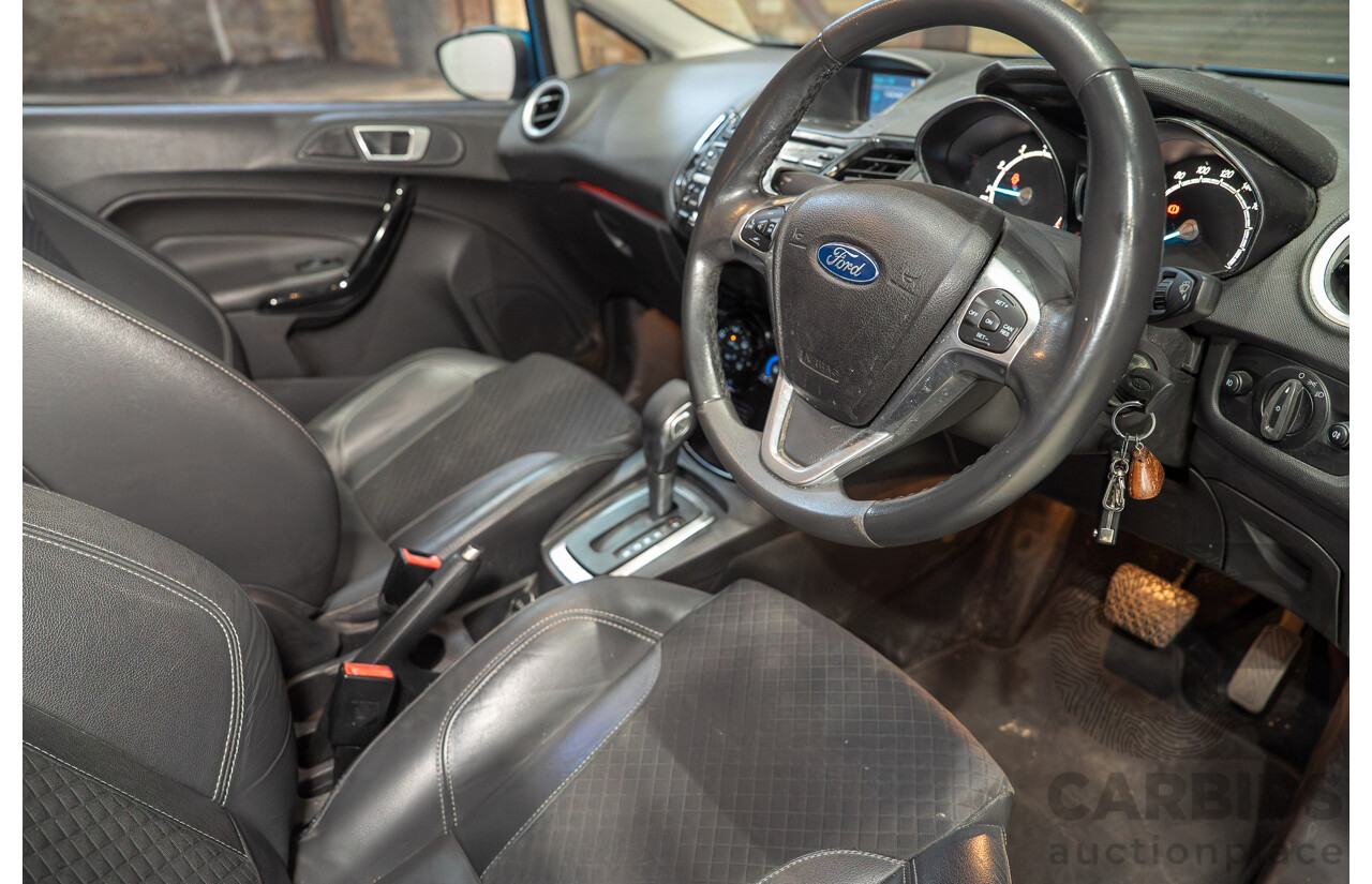01/2014 Ford Fiesta Sport WZ 5d Hatchback Blue 1.0L
