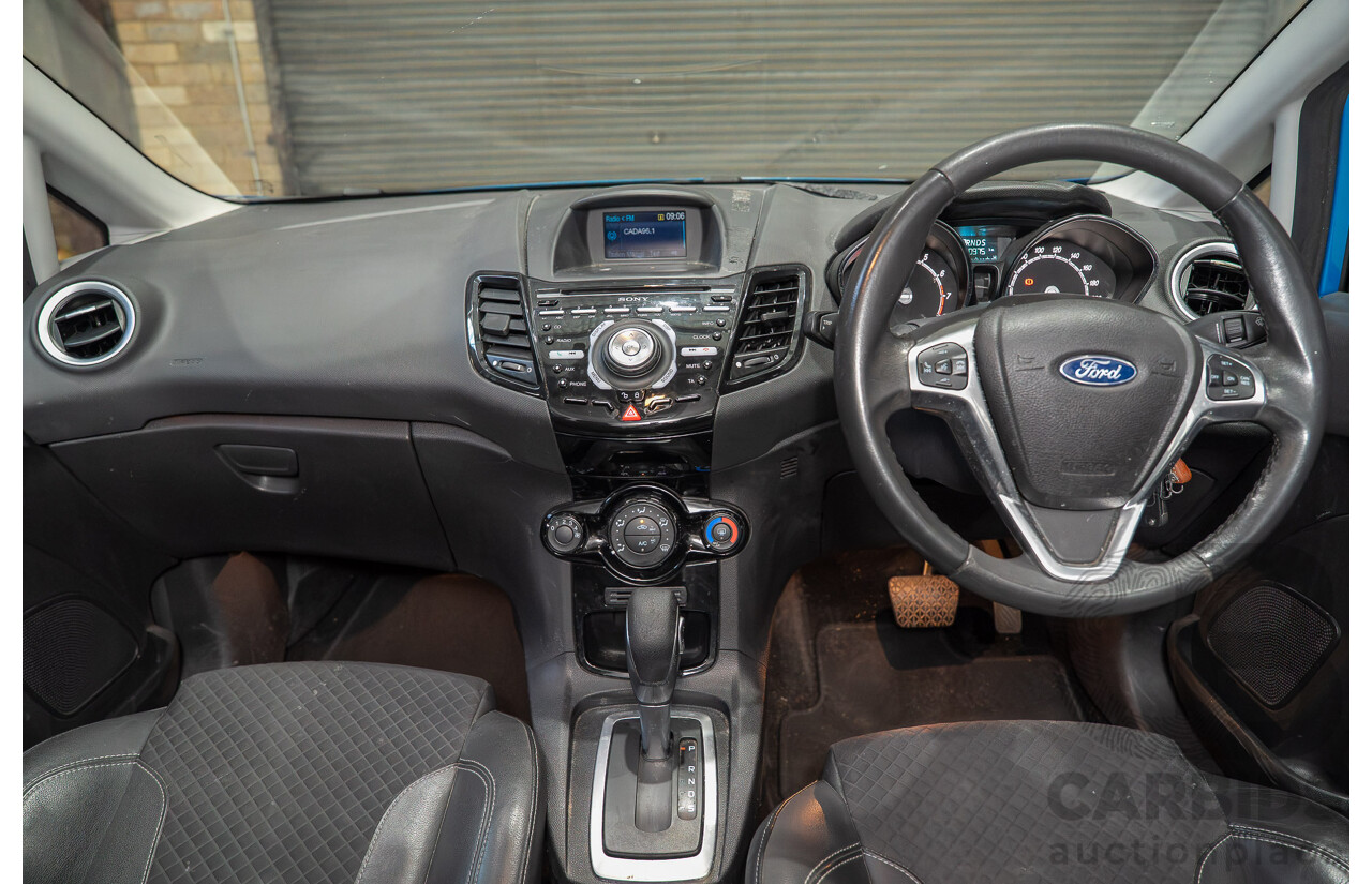 01/2014 Ford Fiesta Sport WZ 5d Hatchback Blue 1.0L